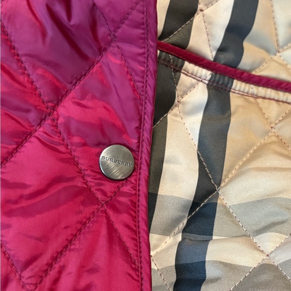 Girls size 10 Burberry quilted coat - Picture 11 of 13